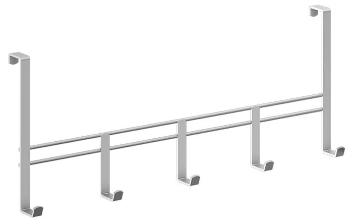 Cuier de ușă argintiu din metal 38 cm – Metaltex