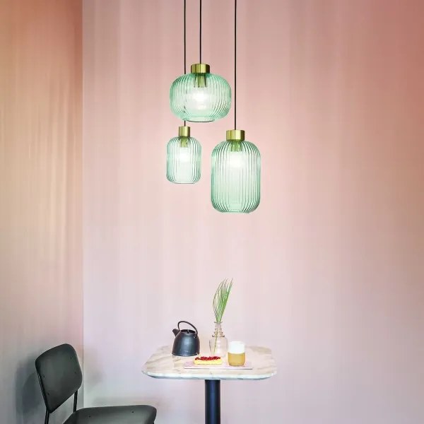 Ideal Lux - Pendul pe cablu MINT 1xE27/60W/230V Ø 14 cm, verde