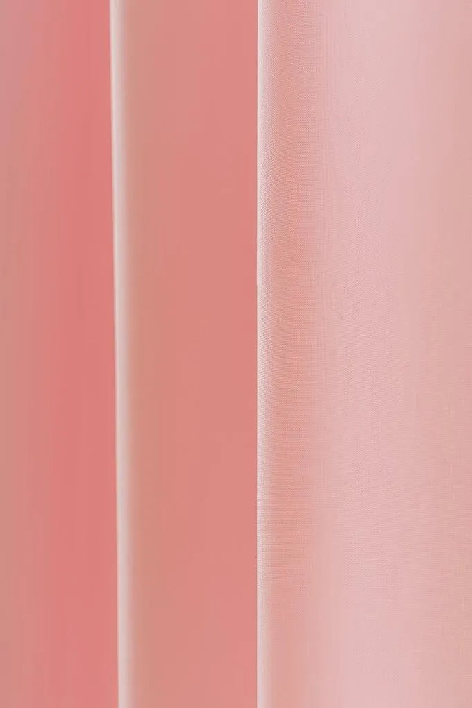 Draperie OXFORD LIGHT 140x250 cm, roz Agatat: Inele metalice