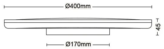 Plafonieră LED dimabilă OZZIET SCENE SWITCH LED/22W/230V 2700K Philips