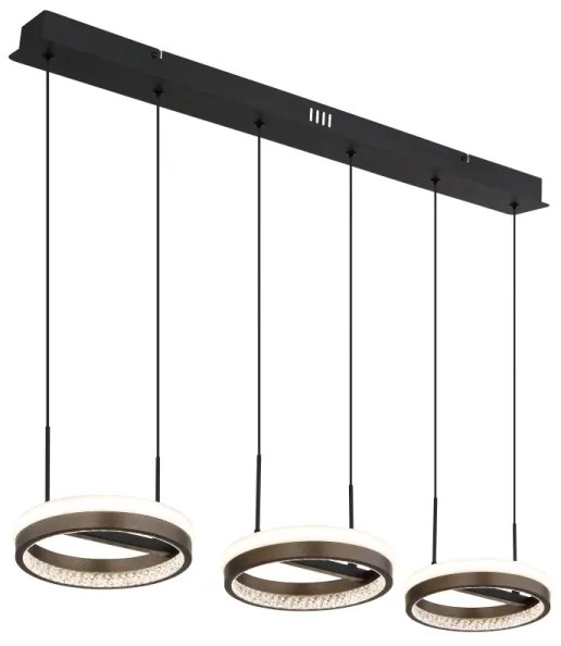 Globo 67179H2 - Lustră LED suspendată pe cablu DELLA, 40W, 230V, 3000/4000/6000K