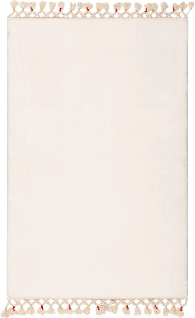 Covoras baie 1619, 50x75 cm, forma dreptunghiulara, acril, alb