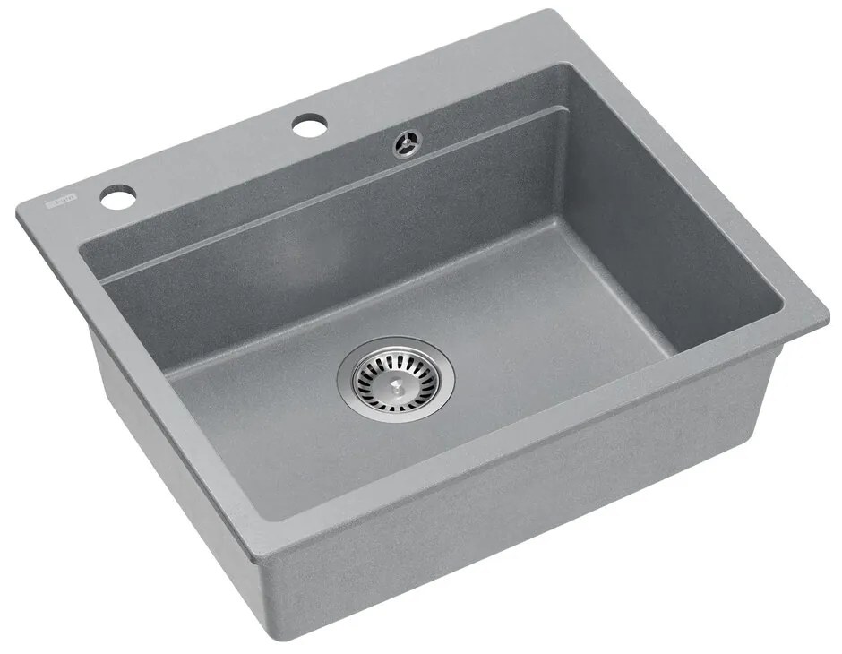 Statie de lucru incastrata Quadron Kurt 110 gri - inox 59.5x50 cm