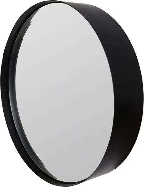 Oglinda rotunda neagra 60 cm Raj M White Label