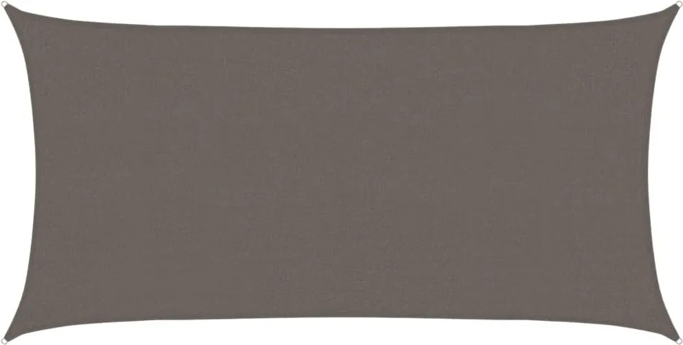 vidaXL Pânză parasolar, antracit, 2x3,5 m, HDPE