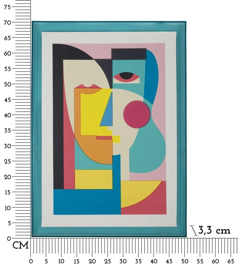 Mauro Ferretti Tablou Pictat Pe Panza, Cu Rama,  Picassy -A- Cm 50X3,3X68 | Aosom Romania