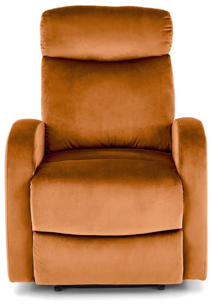 Fotoliu recliner Wonder velvet cinnamon H98 cm