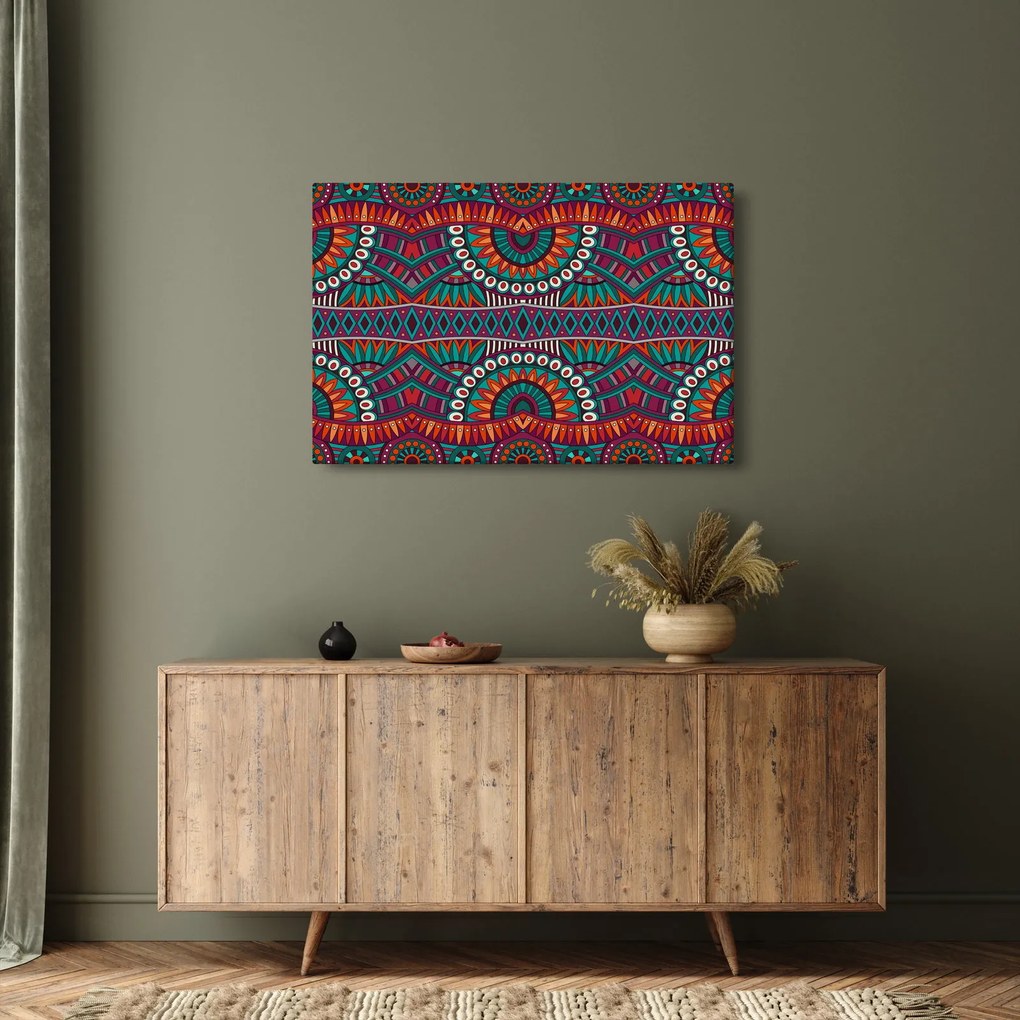 Tablou cu bastracție ornamentală (90x60 cm)