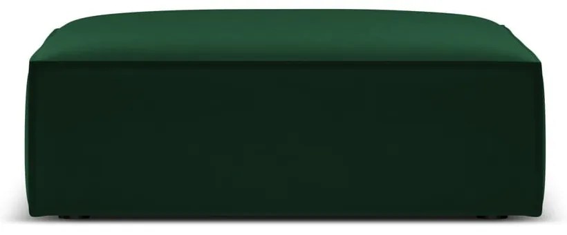 Taburet verde închis cu tapițerie din catifea Vanda – Mazzini Sofas