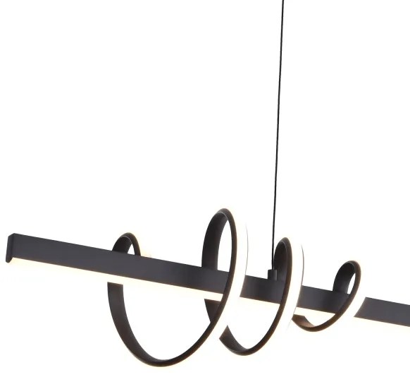 Lustră LED pe cablu ONLI SWING LED/30W/230V 4000K negru