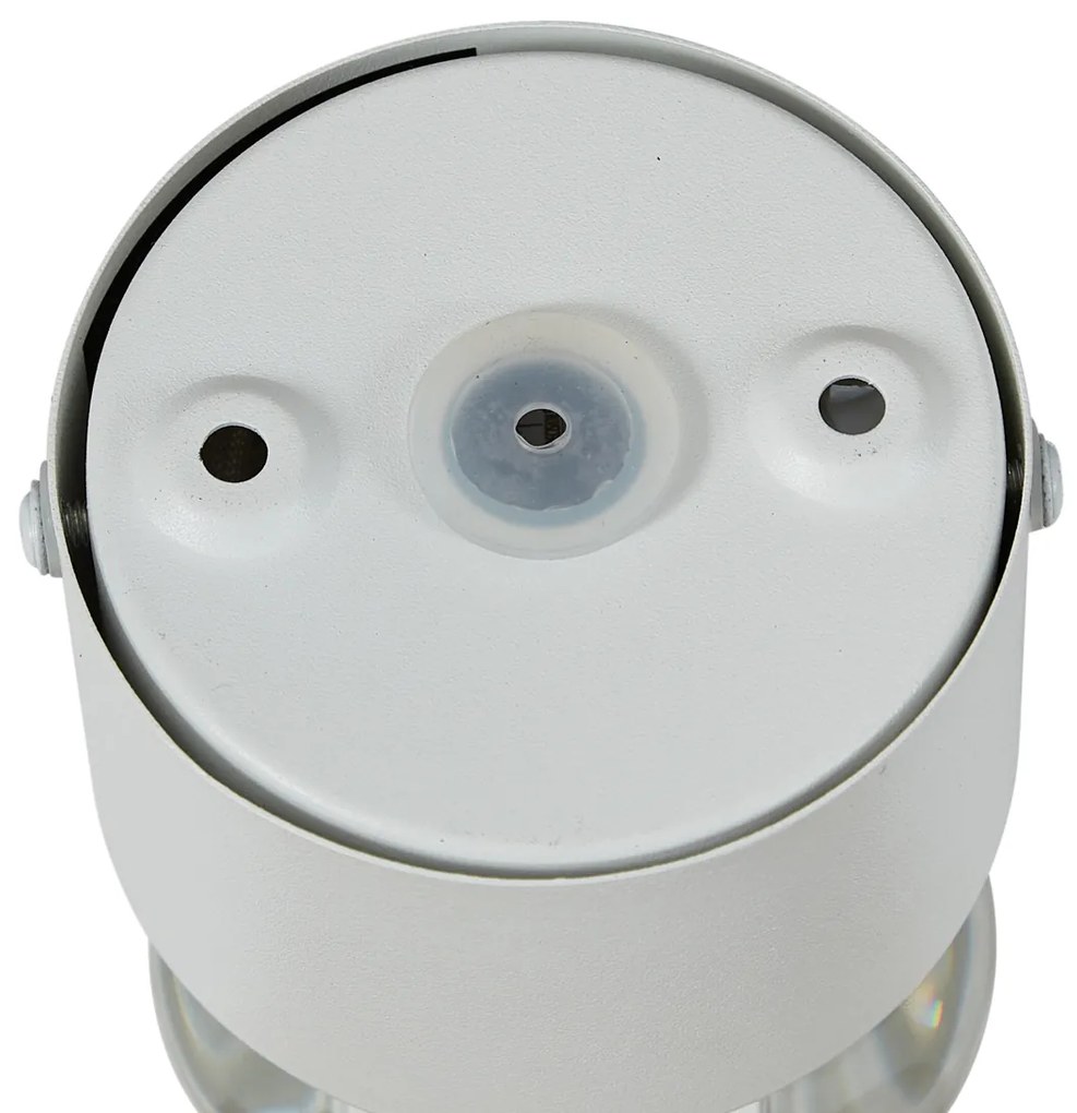 Lampă de perete de design albă, incl. LED IP44 - Lens