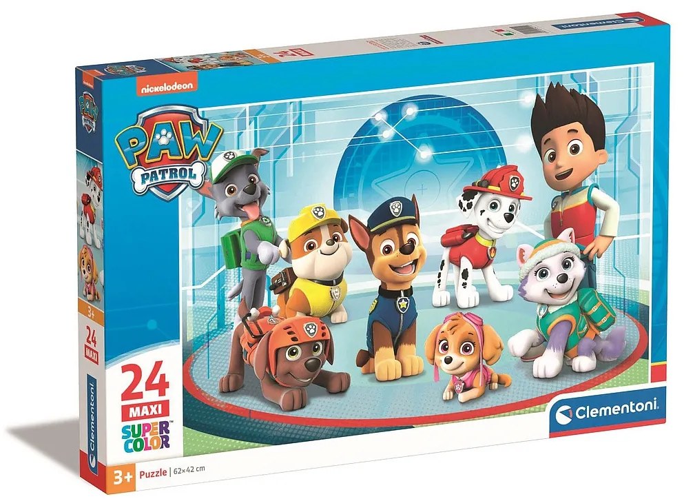 Patrula Cățelușilor Mission Control Puzzle maxi Clementoni 24 piese