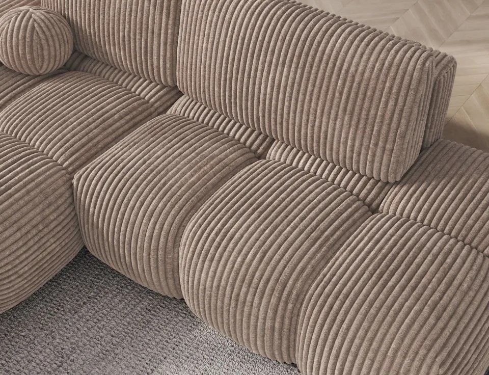 Colțar Vittario extensibil, 227x170x95 cm, orientare stânga – Modullo 20