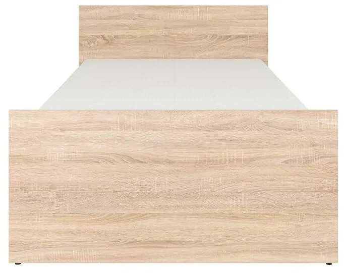 Pat de o persoană 90 cm Nepo Plus 11 (stejar sonoma) . 1098321