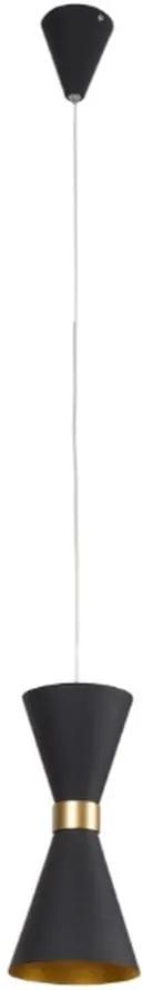 MaxLight Cornet lampă suspendată 1x5 W negru P0330