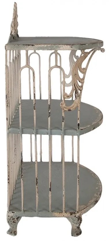 Raft verde, din metal, aspect vintage, Verdeau