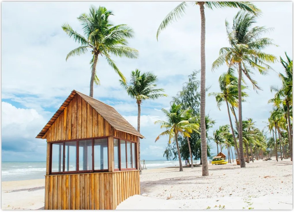 Tablou - Plajă (70x50 cm)