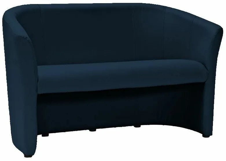 Canapea TM-2 piele ecologica bleumarin/wenge EK13