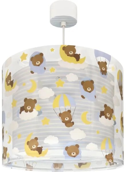 Dalber 41572T - Lustră pentru copii BABY TEDDY, 1xE27/15W/230V, albastră