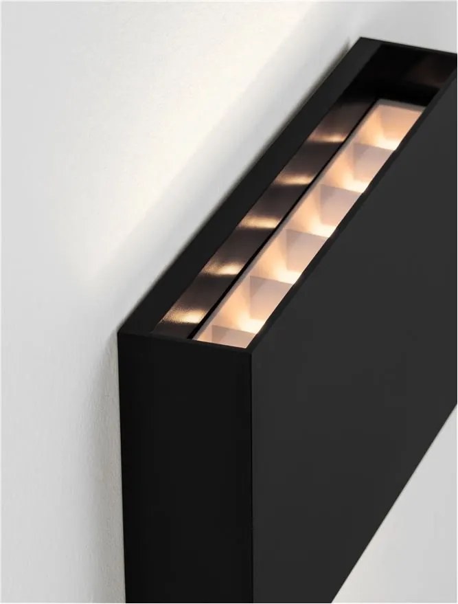 Aplica LED iluminat exterior ambiental IP65 YOKO II negru