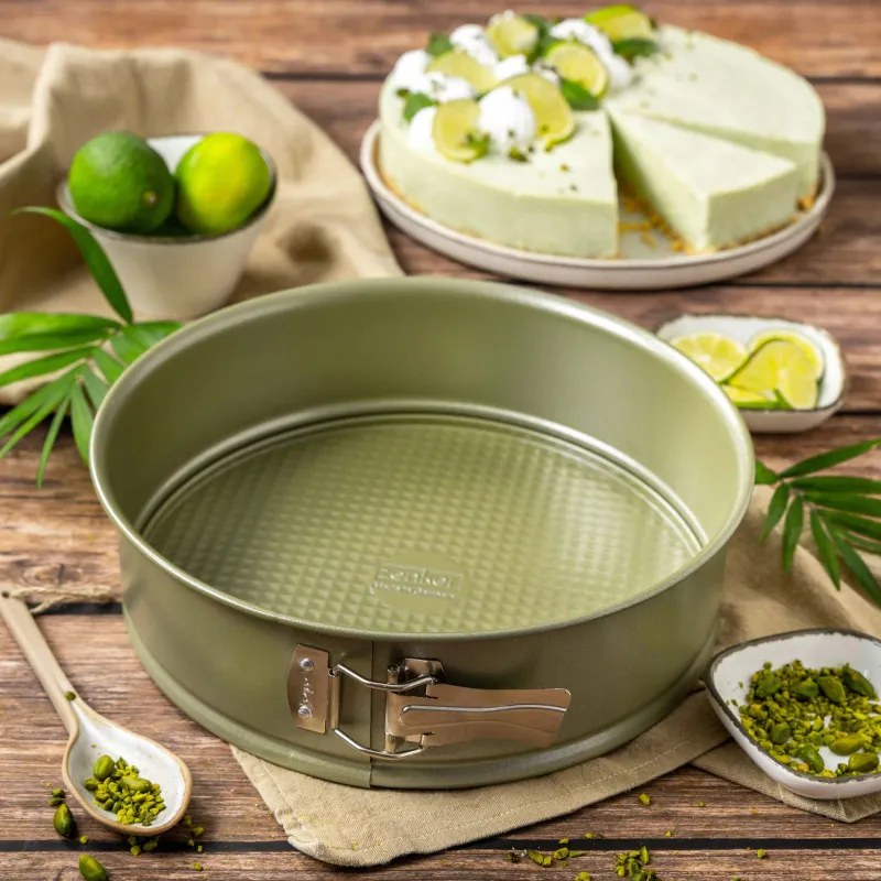 Forma de copt Zenker 7451, Rotunda, 24x7,5 cm, Acoperire ILAG Maximizing Green, Pana la 180°C, Verde