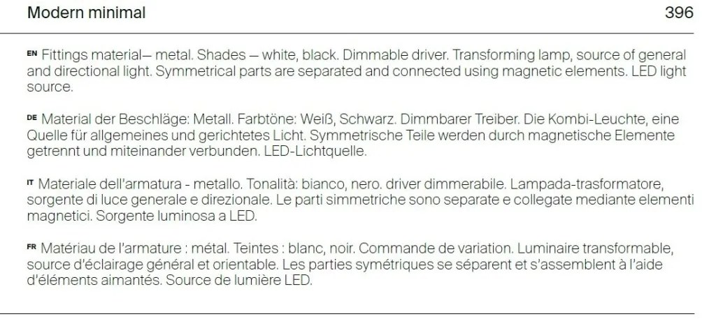 Lustra LED, pendul design modern Supersymmetry alb 88,6cm