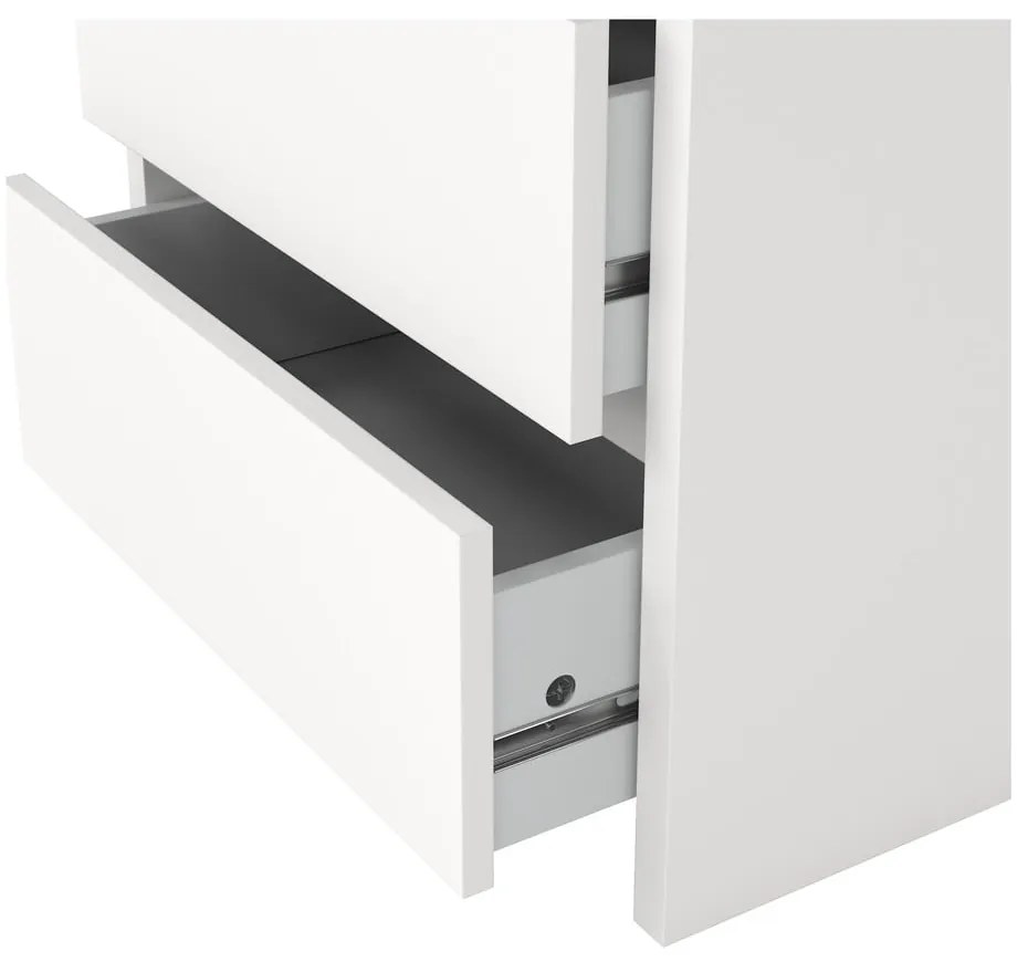 Noptieră albă Next – Tvilum