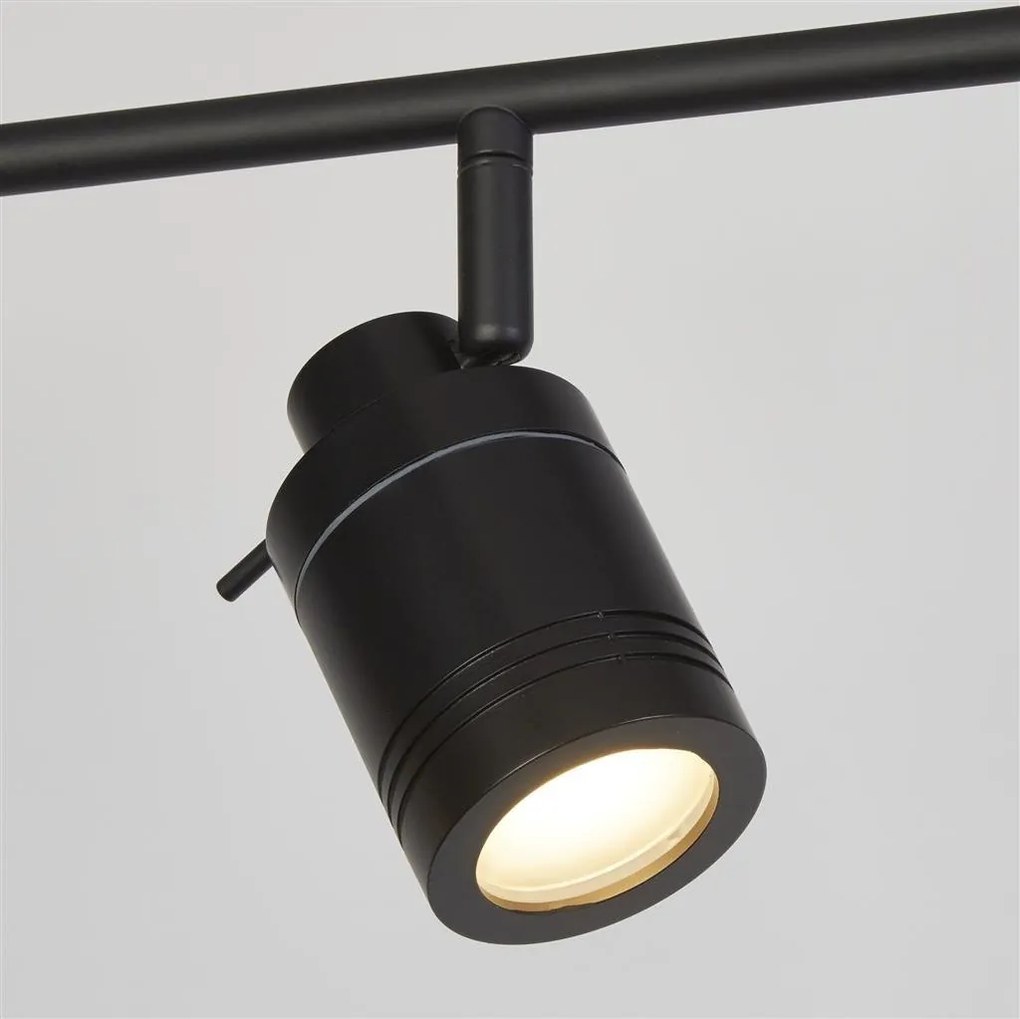 Plafoniera pentru baie cu spoturi directionabile IP44 Samson negru 6L