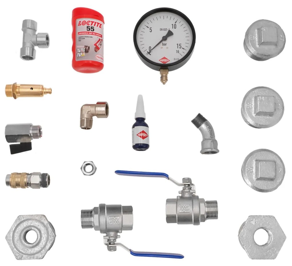 Accesorii pentru rezervoare de 500 l și 16 bari 37950016