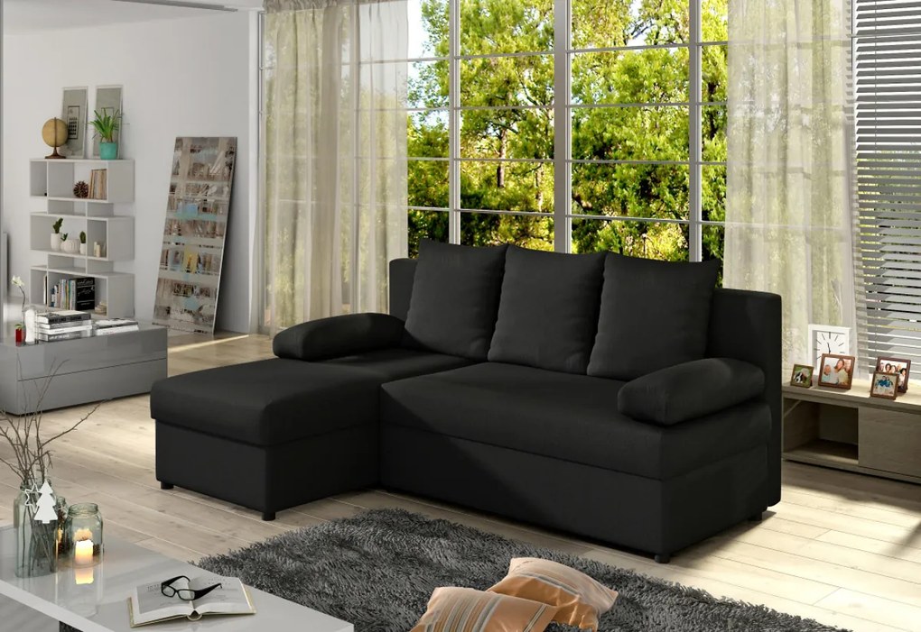 Supermobel Colțar extensibil GINO, 206x90x146, sawana 14