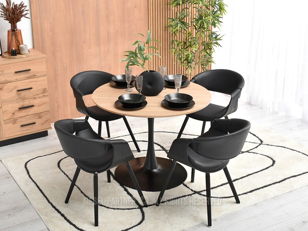 Scaun Bjorn K (negru). 1110929