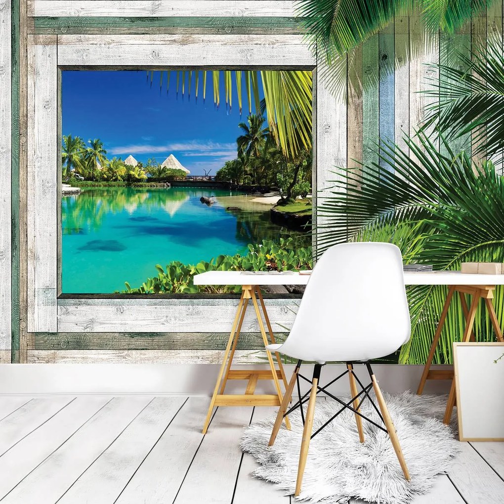 Fototapet - Plajă, mare, nisip (152,5x104 cm)