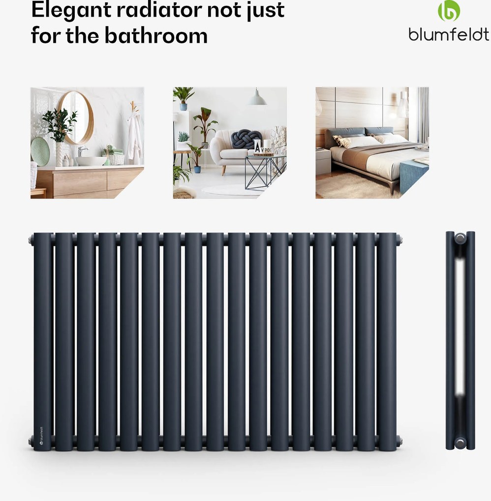 Blumfeldt Tallheo, 100 x 60, radiator, radiator tubular, 1445 W, apă caldă, 1/2