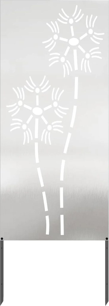 vidaXL Ecran de intimitate pentru grădină Argintiu 50 x 140 cm