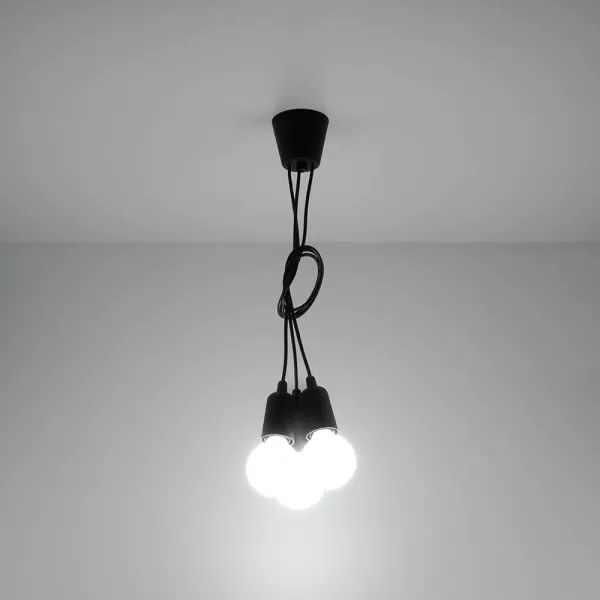 Lustră pe cablu DIEGO 3xE27/60W/230V