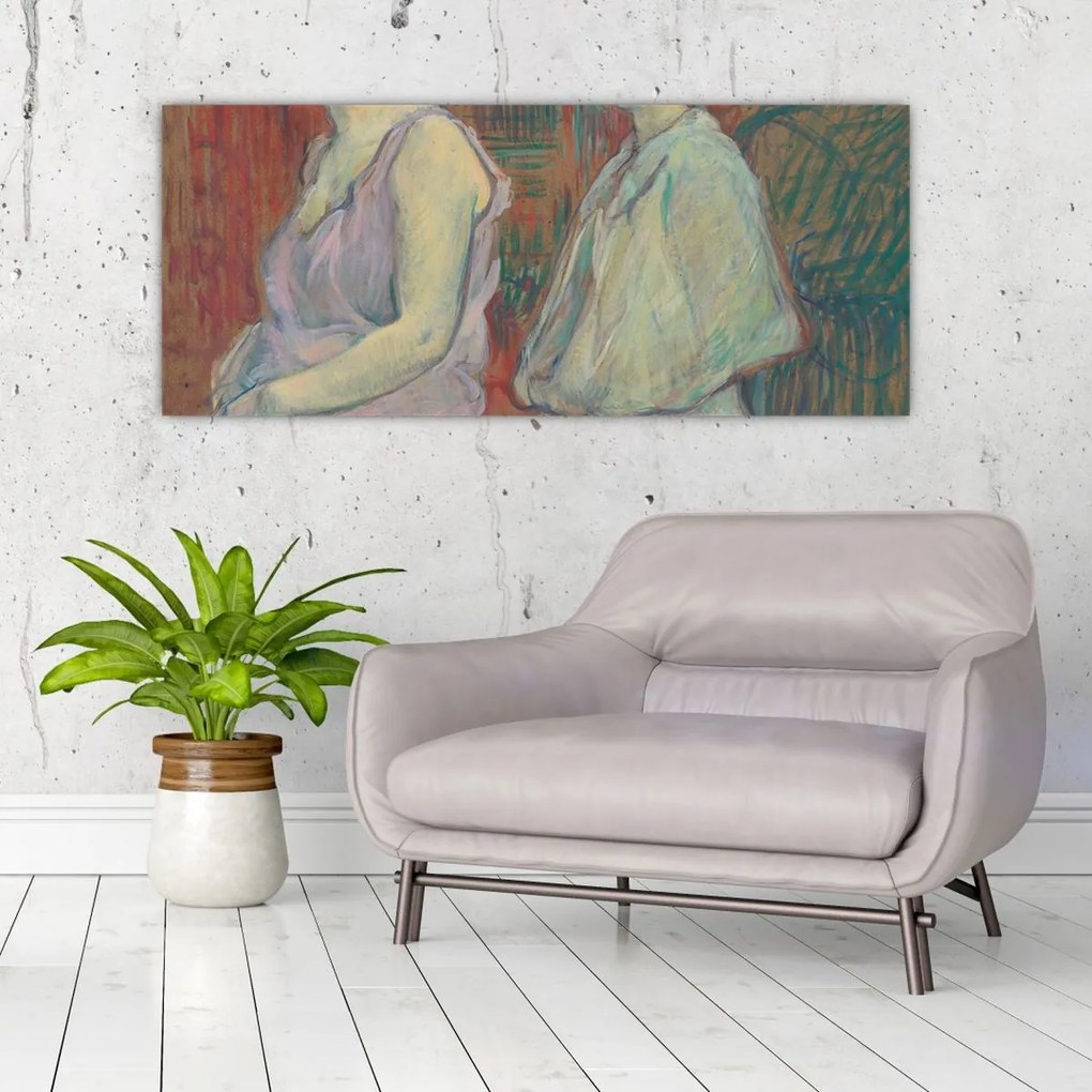 Tablou - Henri de Toulouse-Lautrec, Rue des Moulins, reproducere (120x50 cm)