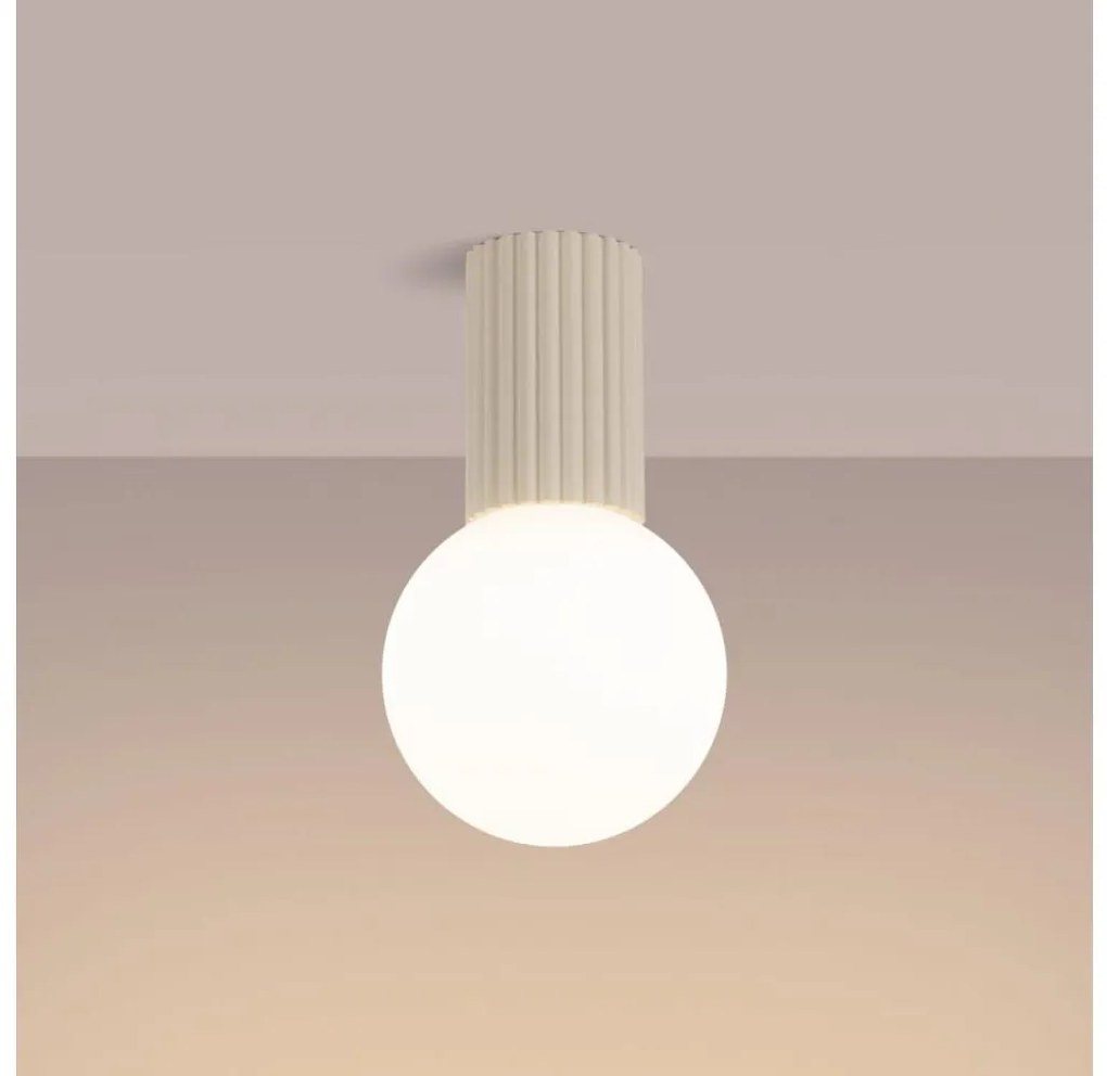 Plafonieră pentru baie Sollux SL.1718 HALO 1xG9/8W/230V IP44 crem