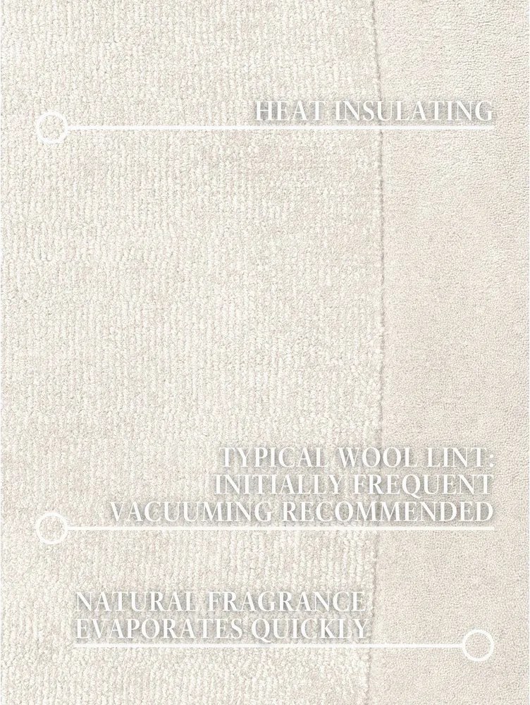 Covor crem țesut manual rotund din amestesc de lână ø 160 cm Kari Organic – Villeroy&amp;Boch