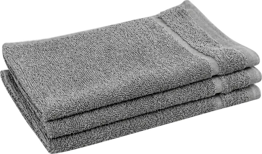 Prosop de maini Classic mic 30x50 cm gri deschis, 100% bumbac