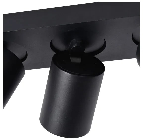 Spot LED dimabil NIGEL 3xGU10/5W/230V negru Lucide 09929/15/30