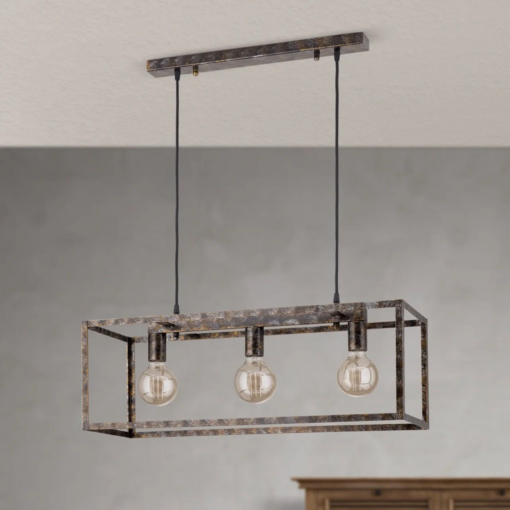 Lustra vintage suspendata design decorativ Cage
