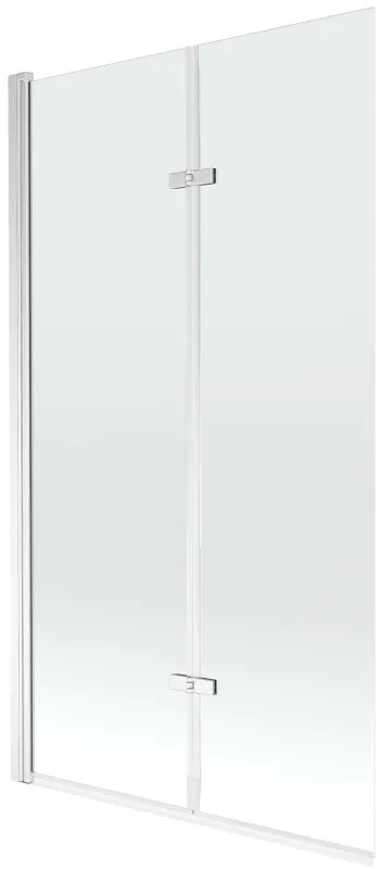 Mexen Castor paravan cadă 2-aripi 100 x 150 cm, Transparent, Crom - 892-100-002-01-00