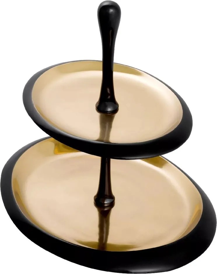 Suport prajituri, Doua platouri etajate design LUX Gitano S