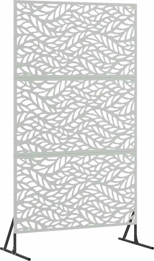 vidaXL Ecran de intimitate Gri 100 x 50 x 180 cm Oțel