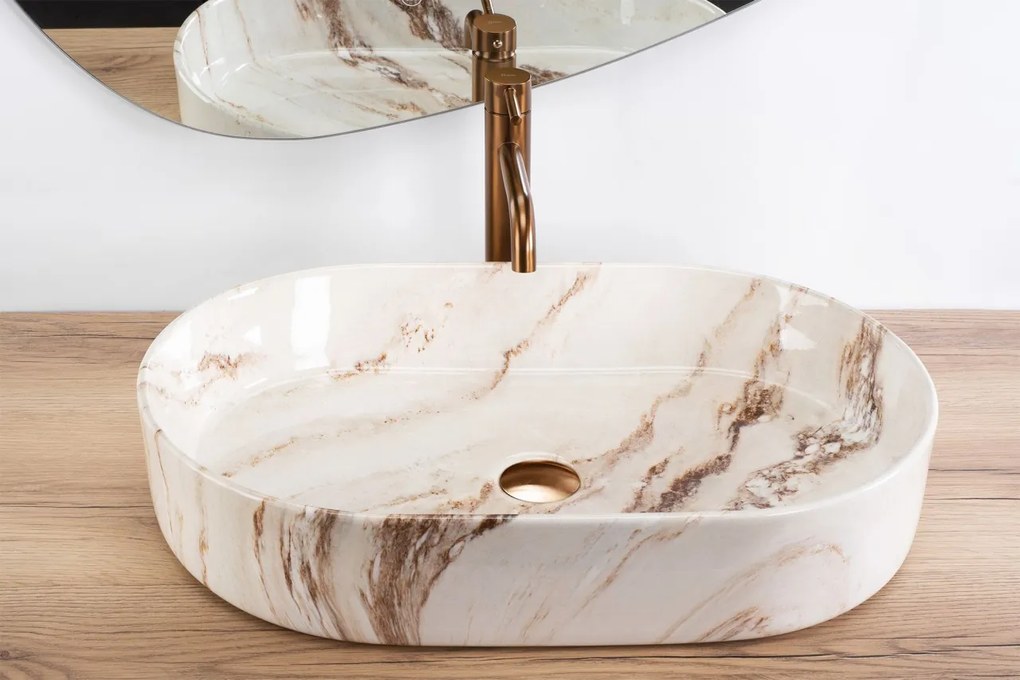 Lavoar Nadia Marrone L60 cm