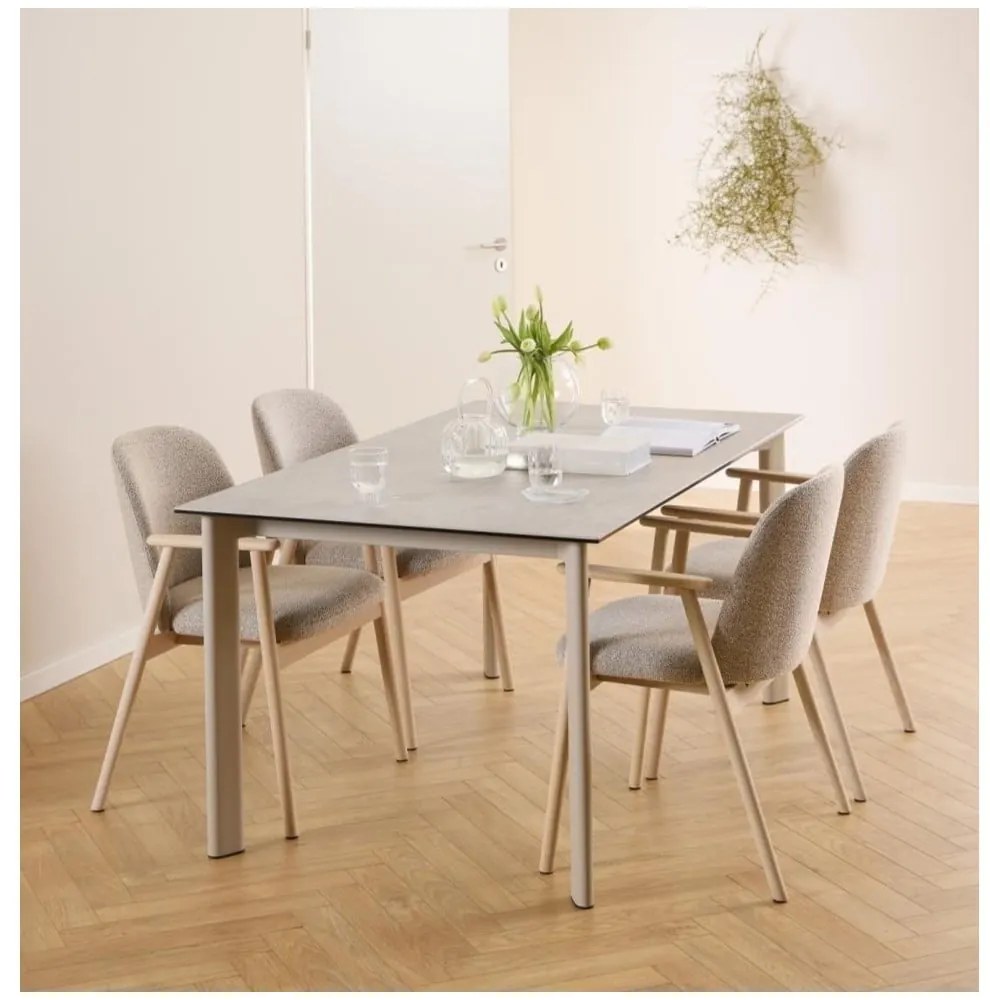 Scaun de dining bej Leo – Actona