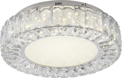 JUST LIGHT. 15221-17 - Plafonieră LED KULUNKA LED/32W/230V crom