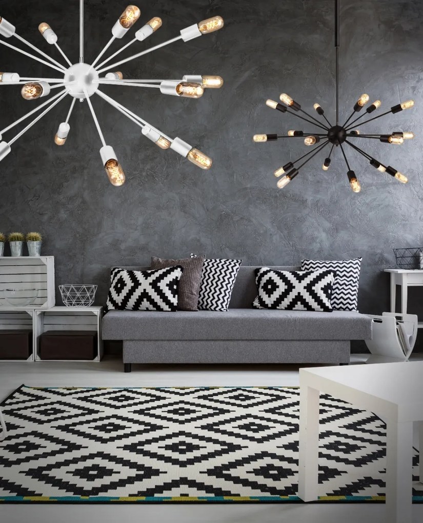 Lustra design RETRO ORBIT Black