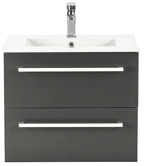 Dulap inferior Vario Clam 60 cu lavoar alb-antracit