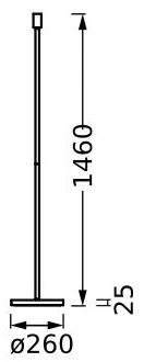 Lampadar Ledvance DECOR STICK 1xE27/40W/230V bej